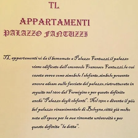 Lejlighed Tl Palazzo Fantuzzi